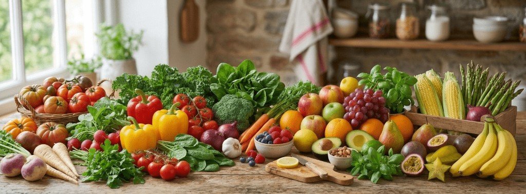 Frutas y verduras frescas